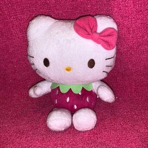 strawberry hello kitty plush